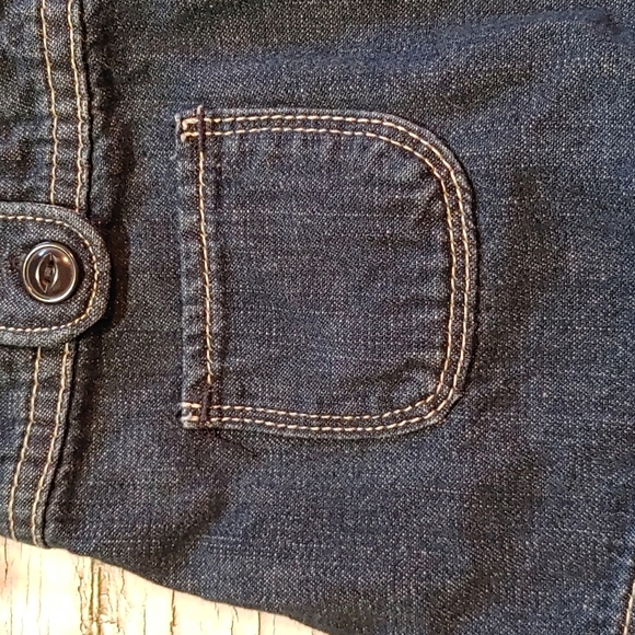 3/$25 BABY Gap Denim dark blue sleeveless dress size 18-24 months - Picture 2 of 9